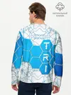 Мужской лонгслив базовый / Плыви, Крути, Беги (P007_P004ooo2956919, P004ooo2956919)