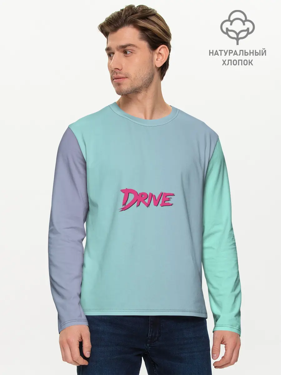 Мужской лонгслив базовый / В стиле Drive (P007_P004ooo2956683, P004ooo2956683)