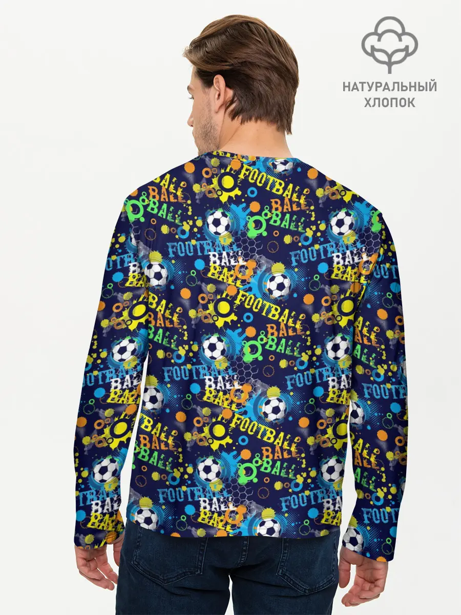 Мужской лонгслив базовый / FOOTBALL (P007_P004ooo2957095, P004ooo2957095)