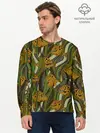 Мужской лонгслив базовый / Пираньи камуфляж (P007_P004ooo2957353, P004ooo2957353)