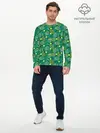 Мужской лонгслив базовый / Большой Теннис (P007_P004ooo2958403, P004ooo2958403)