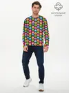 Мужской лонгслив базовый / Эмоции (P007_P004ooo2958913, P004ooo2958913)