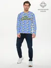Мужской лонгслив базовый / Gomers pattern (P007_P004ooo2958701, P004ooo2958701)