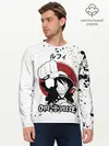 Мужской лонгслив базовый / Манки Д. Луффи One Piece (P007_P004ooo2960455, P004ooo2960455)