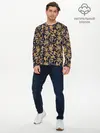 Мужской лонгслив базовый / классические узоры (P007_P004ooo2961193, P004ooo2961193)