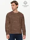 Мужской лонгслив базовый / Кофейные Напитки (P007_P004ooo2961699, P004ooo2961699)