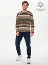 Мужской лонгслив базовый / Кофе (P007_P004ooo2961701, P004ooo2961701)