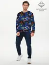 Мужской лонгслив базовый / Глитчи (P007_P004ooo2961671, P004ooo2961671)