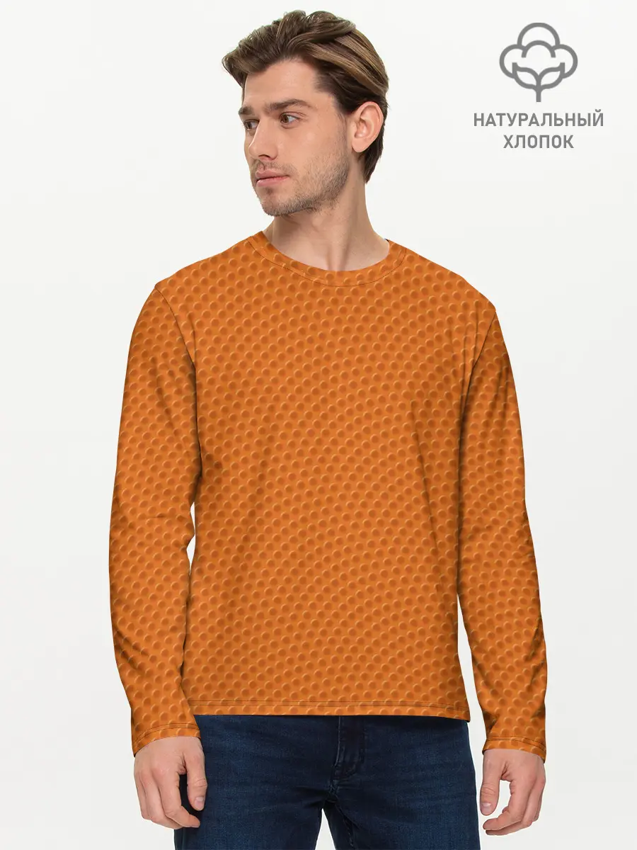 Мужской лонгслив базовый / Баскетбольная кожа (P007_P004ooo2961317, P004ooo2961317)