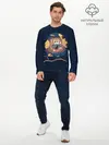 Мужской лонгслив базовый / Воодушевленный рыцарь (P007_P004ooo2961559, P004ooo2961559)