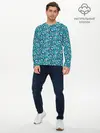 Мужской лонгслив базовый / Котики (P007_P004ooo2961667, P004ooo2961667)