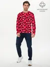 Мужской лонгслив базовый / Белый Каратист против Черного (P007_P004ooo2962155, P004ooo2962155)