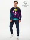 Мужской лонгслив базовый / Космический Луффи One Piece (P007_P004ooo2963953, P004ooo2963953)