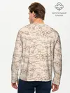 Мужской лонгслив базовый / Китайский Дракон и Сакура (P007_P004ooo2963989, P004ooo2963989)