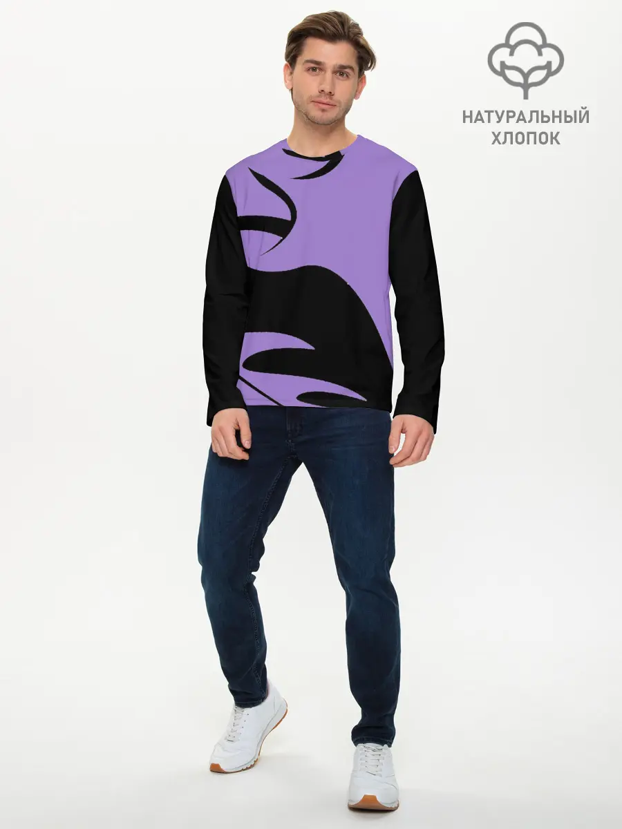 Мужской лонгслив базовый / Дракон (P007_P004ooo2963401, P004ooo2963401)