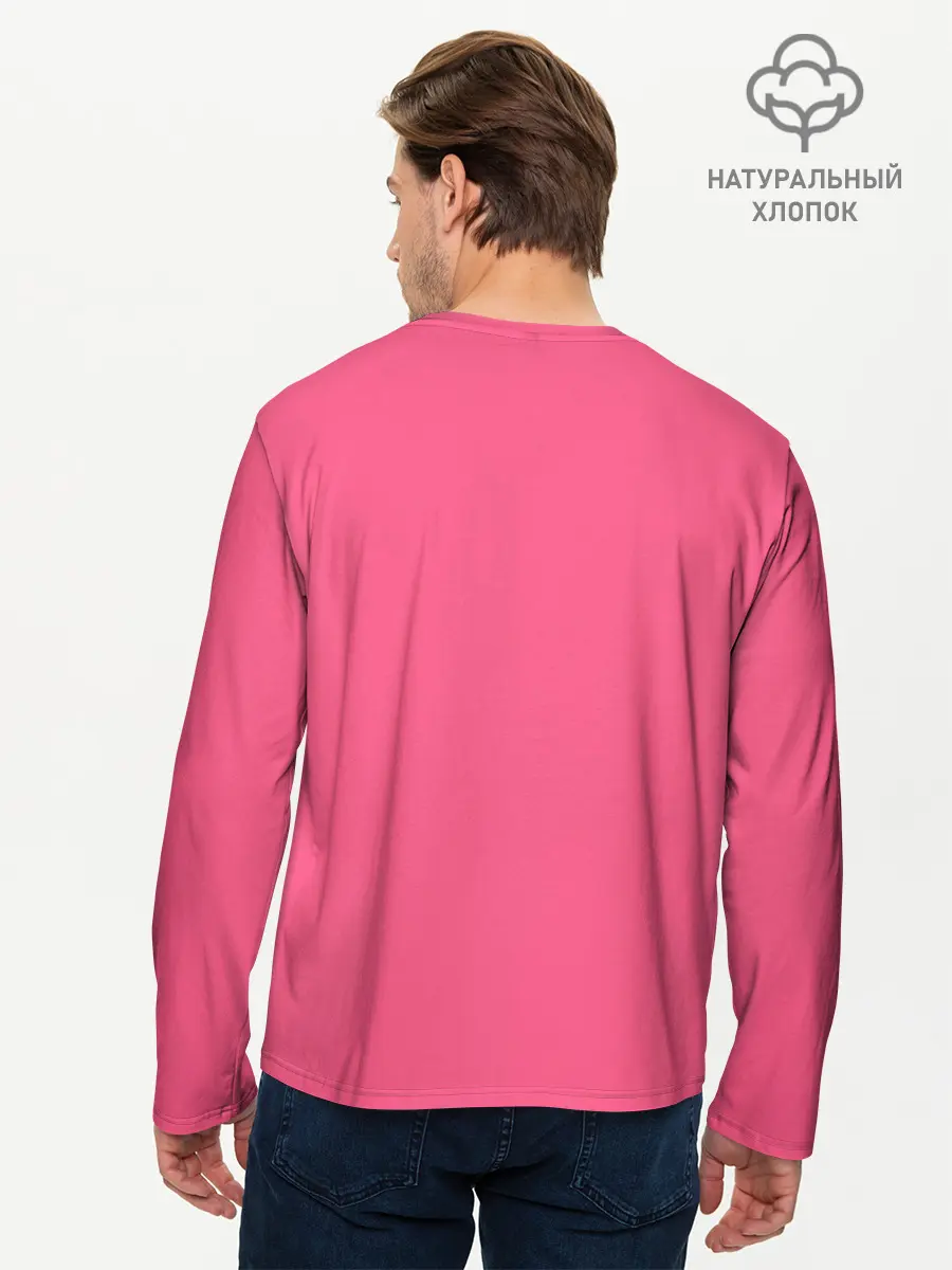 Мужской лонгслив базовый / Slayers on pink (P007_P004ooo2964833, P004ooo2964833)