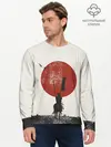 Мужской лонгслив базовый / Самурай на коне (P007_P004ooo2966239, P004ooo2966239)