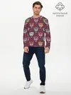 Мужской лонгслив базовый / Дикие кошки (P007_P004ooo2969129, P004ooo2969129)