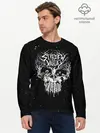 Мужской лонгслив базовый / Stardew Valley Skull (P007_P004ooo2969627, P004ooo2969627)