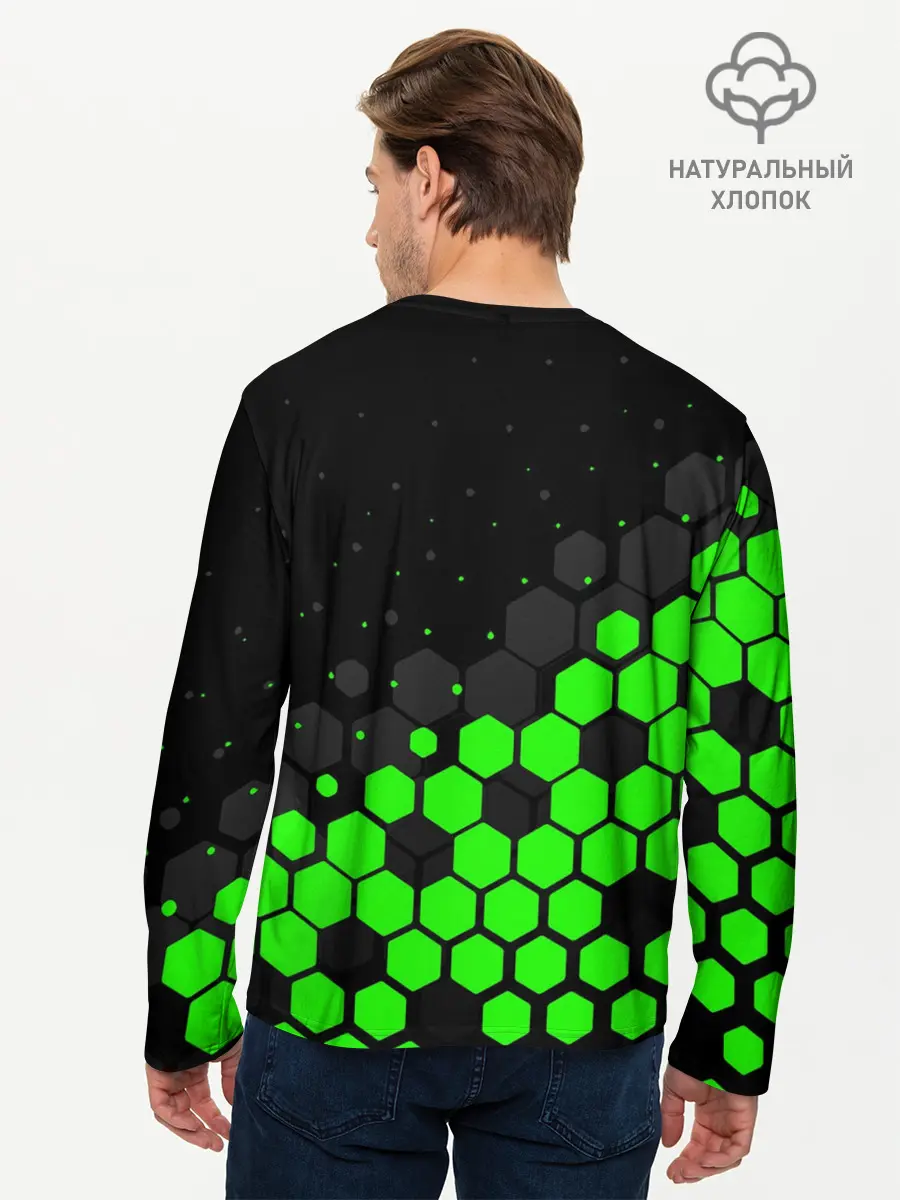 Мужской лонгслив базовый / KAWASAKI / КАВАСАКИ (P007_P004ooo2970675, P004ooo2970675)