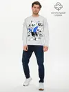 Мужской лонгслив базовый / Санс и его мальчик (P007_P004ooo2970163, P004ooo2970163)