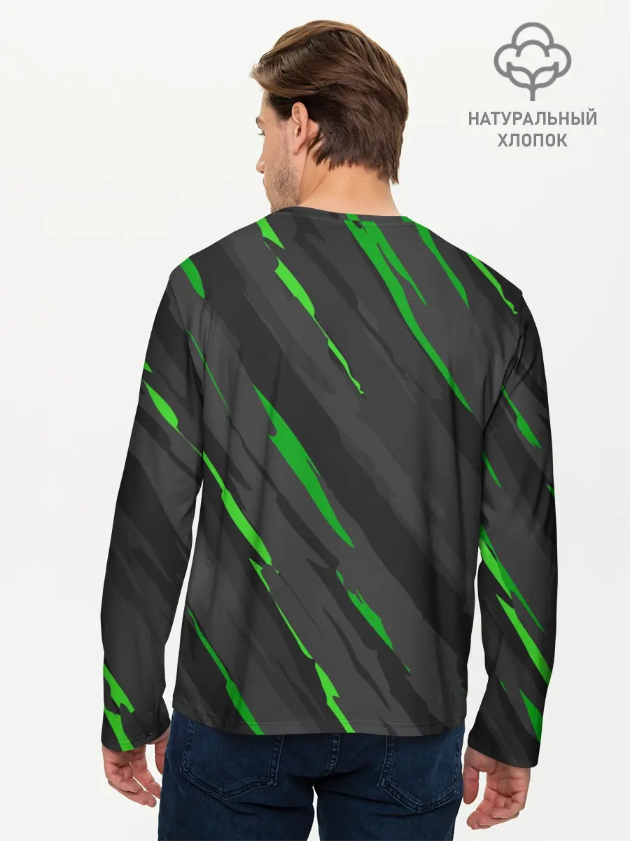 Мужской лонгслив базовый / KAWASAKI / КАВАСАКИ / SPORT (P007_P004ooo2970213, P004ooo2970213)