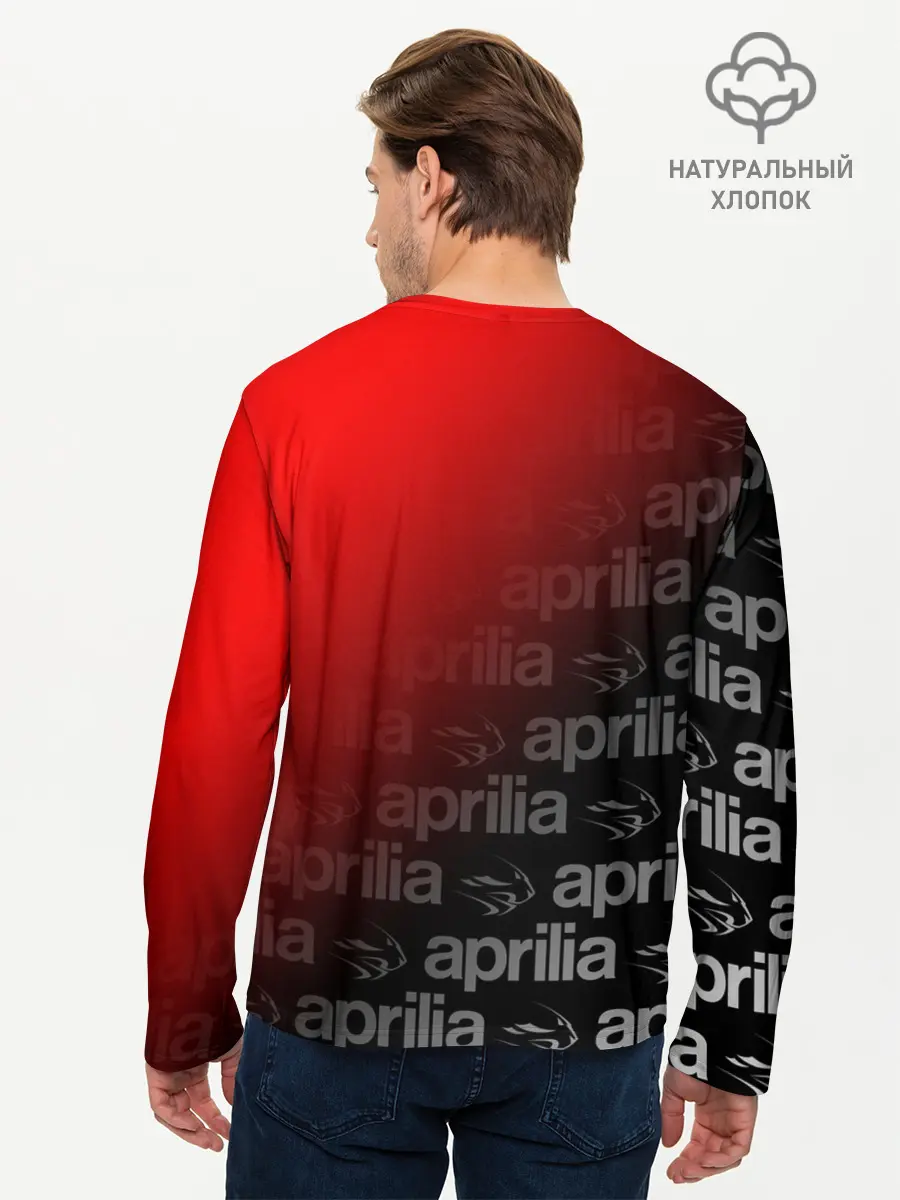 Мужской лонгслив базовый / APRILIA / АПРИЛИЯ / MOTO (P007_P004ooo2972115, P004ooo2972115)