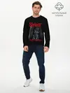 Мужской лонгслив базовый / MICK THOMPSON | SLIPKNOT | СЛИПКНОТ (P007_P004ooo2972395, P004ooo2972395)