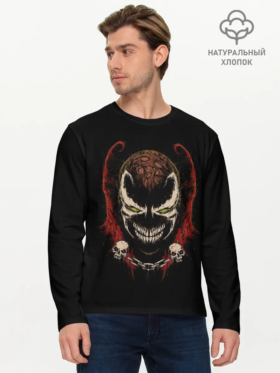 Мужской лонгслив базовый / Spawn профиль (P007_P004ooo2972421, P004ooo2972421)