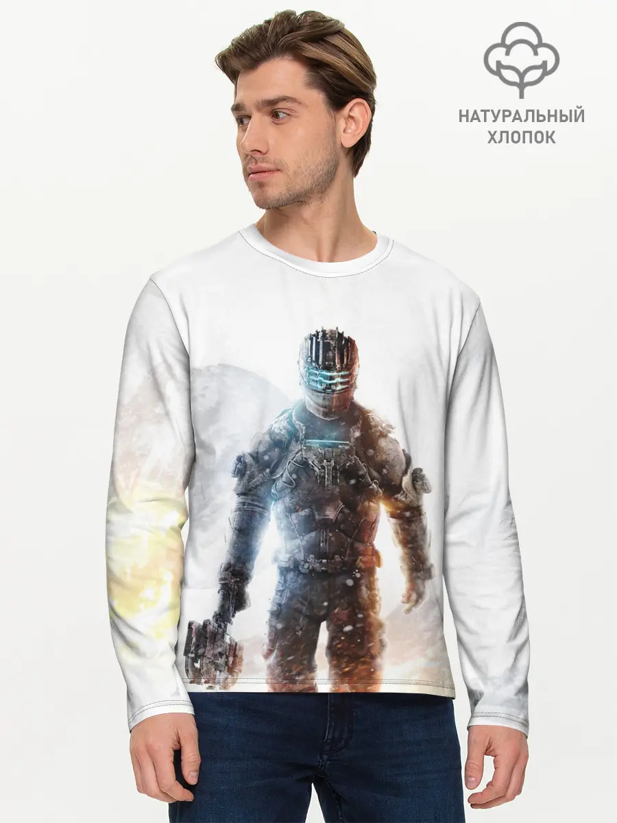 Мужской лонгслив базовый / Айзек Кларк Dead Space (P007_P004ooo2971943, P004ooo2971943)