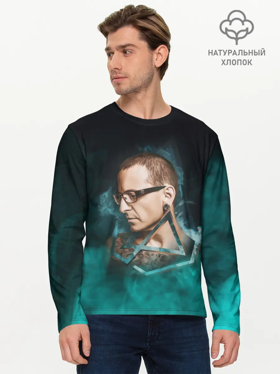 Мужской лонгслив базовый / CHESTER | LINKIN PARK | ЛИНКИН ПАРК (P007_P004ooo2972791, P004ooo2972791)