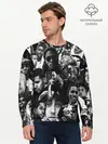Мужской лонгслив базовый / Music Rap allpic (P007_P004ooo2973217, P004ooo2973217)
