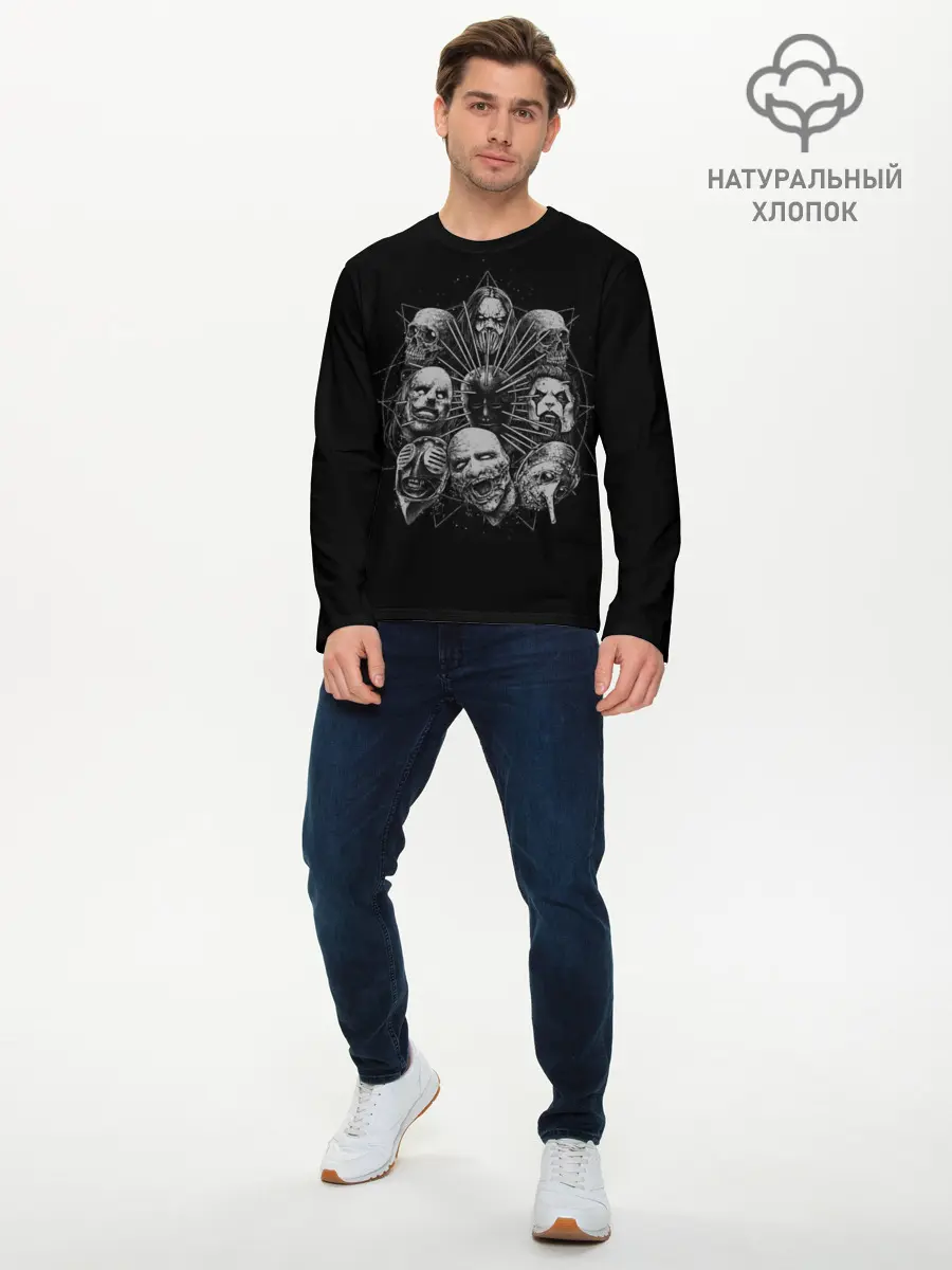 Мужской лонгслив базовый / Банда Слипнота (P007_P004ooo2974371, P004ooo2974371)
