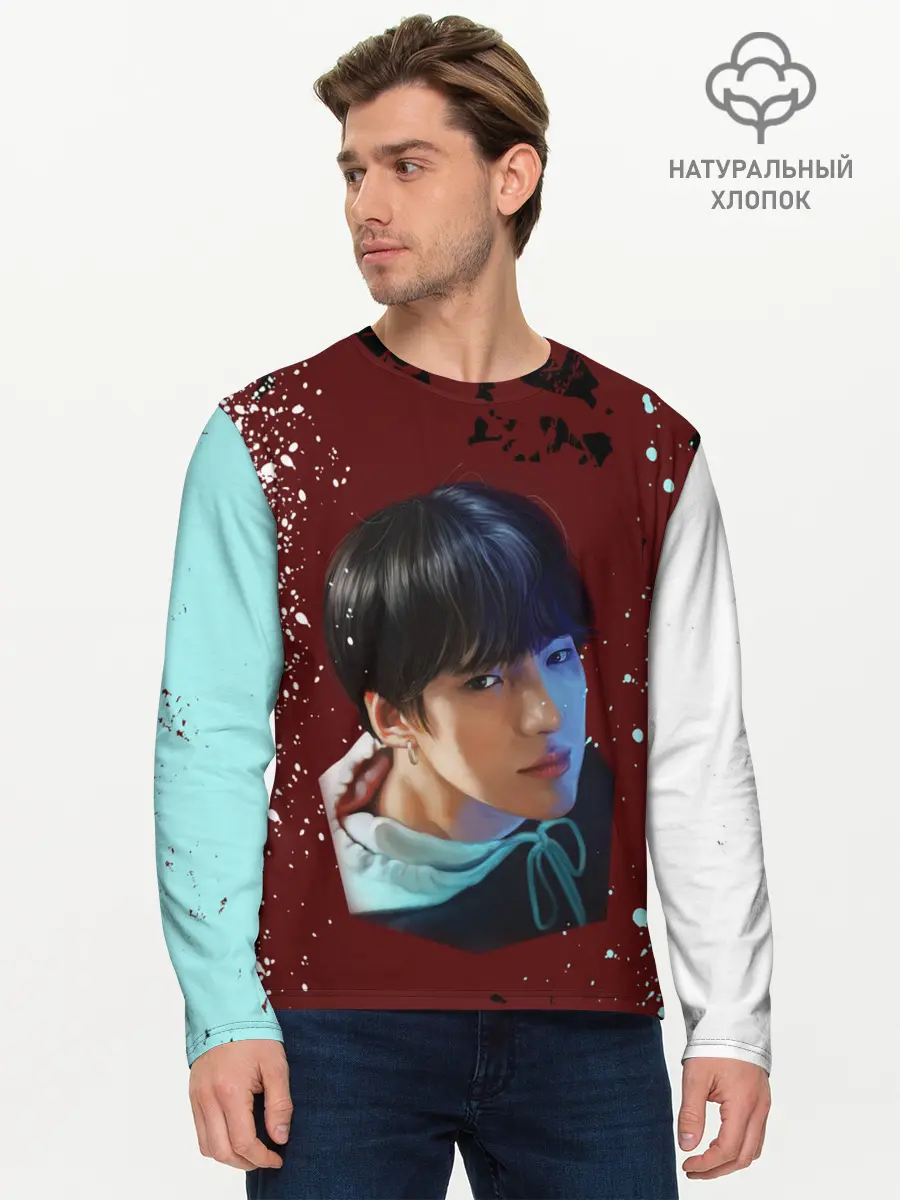 Мужской лонгслив базовый / MX | MONSTA X (P007_P004ooo2974401, P004ooo2974401)