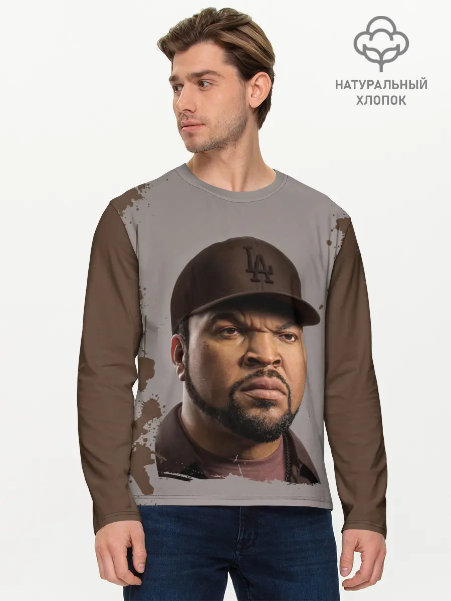 Мужской лонгслив базовый / Ice Cube | Айс Куб (P007_P004ooo2975473, P004ooo2975473)