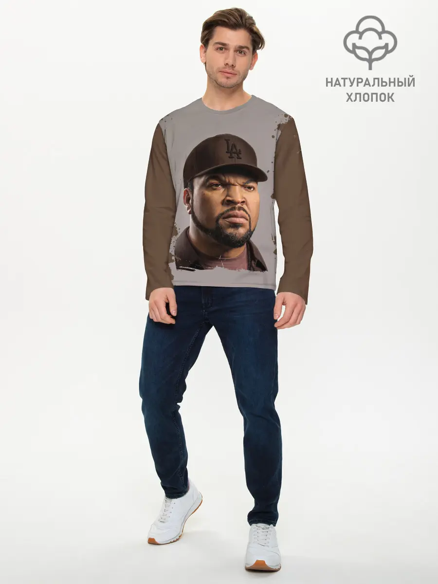 Мужской лонгслив базовый / Ice Cube | Айс Куб (P007_P004ooo2975473, P004ooo2975473)