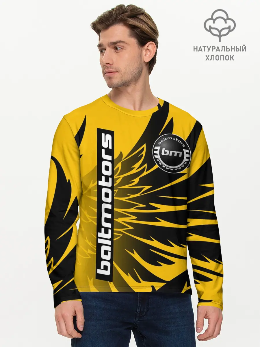 Мужской лонгслив базовый / BALTMOTORS / КРЫЛЬЯ (P007_P004ooo2976099, P004ooo2976099)