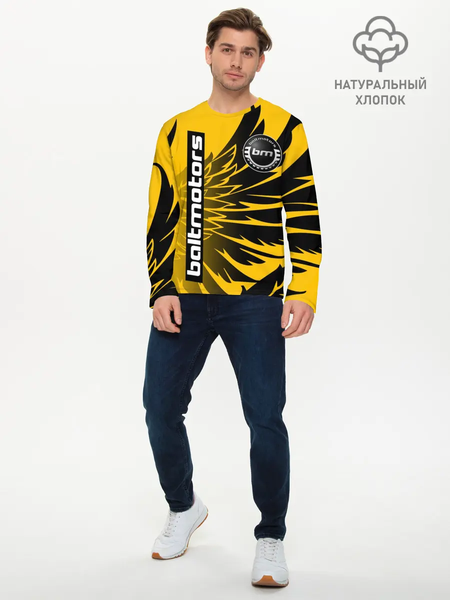 Мужской лонгслив базовый / BALTMOTORS / КРЫЛЬЯ (P007_P004ooo2976099, P004ooo2976099)