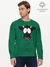 Мужской лонгслив базовый / Go Cows (P007_P004ooo2976249, P004ooo2976249)