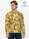 Мужской лонгслив базовый / Яркие осенние листья (P007_P004ooo2976731, P004ooo2976731)