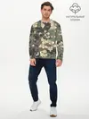 Мужской лонгслив базовый / Камуфляжный рисунок из черепов (P007_P004ooo2977829, P004ooo2977829)
