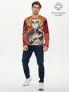 Мужской лонгслив базовый / Ренгоку Клинок демонов (P007_P004ooo2977721, P004ooo2977721)