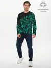 Мужской лонгслив базовый / Геометрический узор (P007_P004ooo2978271, P004ooo2978271)