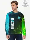 Мужской лонгслив базовый / ПАБГ New State - Брызги (P007_P004ooo2979491, P004ooo2979491)