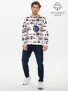 Мужской лонгслив базовый / дискотека 80 (P007_P004ooo2980899, P004ooo2980899)