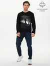 Мужской лонгслив базовый / СИРЕНОГОЛОВЫЙ рисунок (P007_P004ooo2980989, P004ooo2980989)