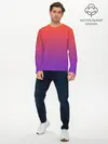 Мужской лонгслив базовый / Оранжевый и Фиолетовый (P007_P004ooo2981505, P004ooo2981505)