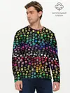 Мужской лонгслив базовый / ПЕРСОНАЖИ ИГРЫ FNF (P007_P004ooo2982249, P004ooo2982249)