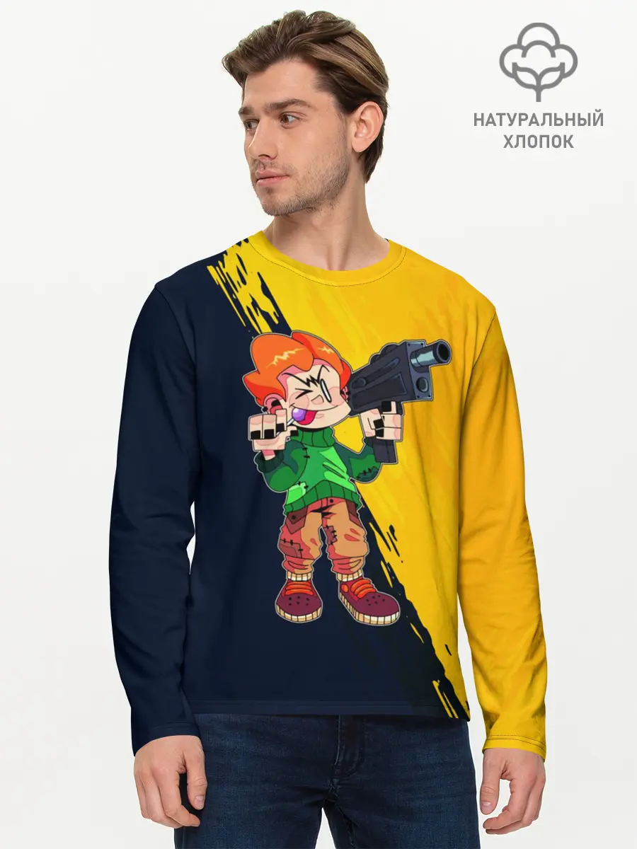 Мужской лонгслив базовый / FNF PICO / ПИКО (P007_P004ooo2982257, P004ooo2982257)