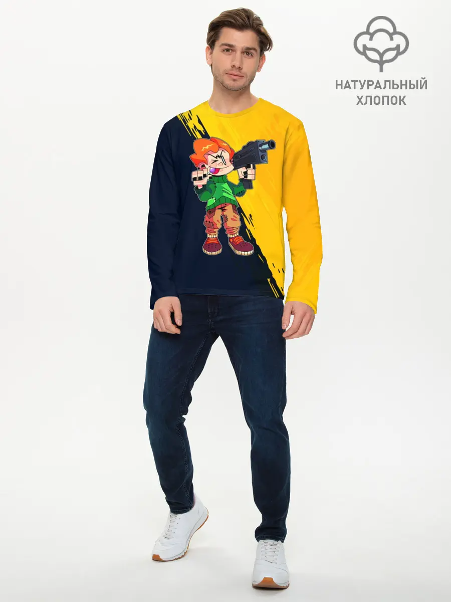 Мужской лонгслив базовый / FNF PICO / ПИКО (P007_P004ooo2982257, P004ooo2982257)
